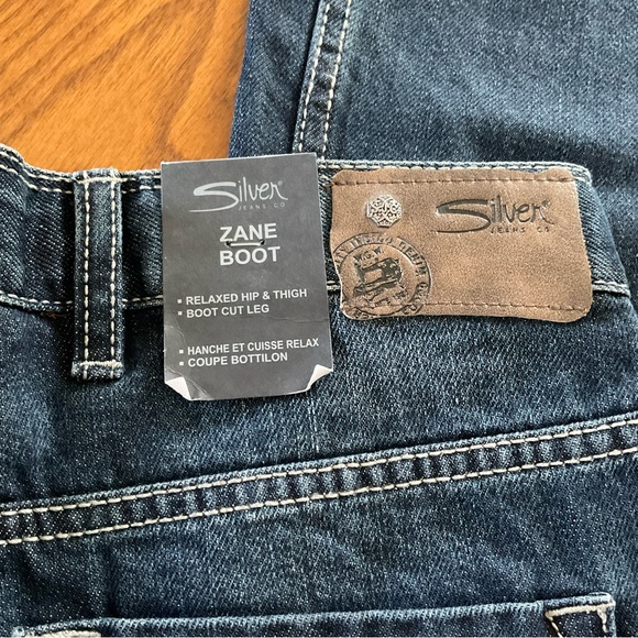 NWT Silver Zane Boot Jeans, Girls Sz 10 - Picture 10 of 10